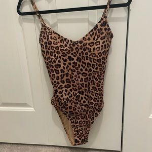 Somersalt Marina leopard bathing suit size 4